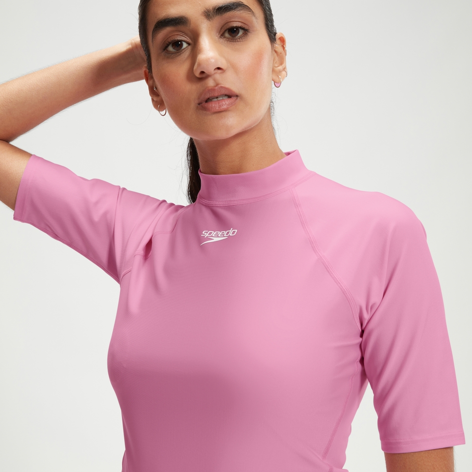 Kurzarm-Rash-Top für Damen