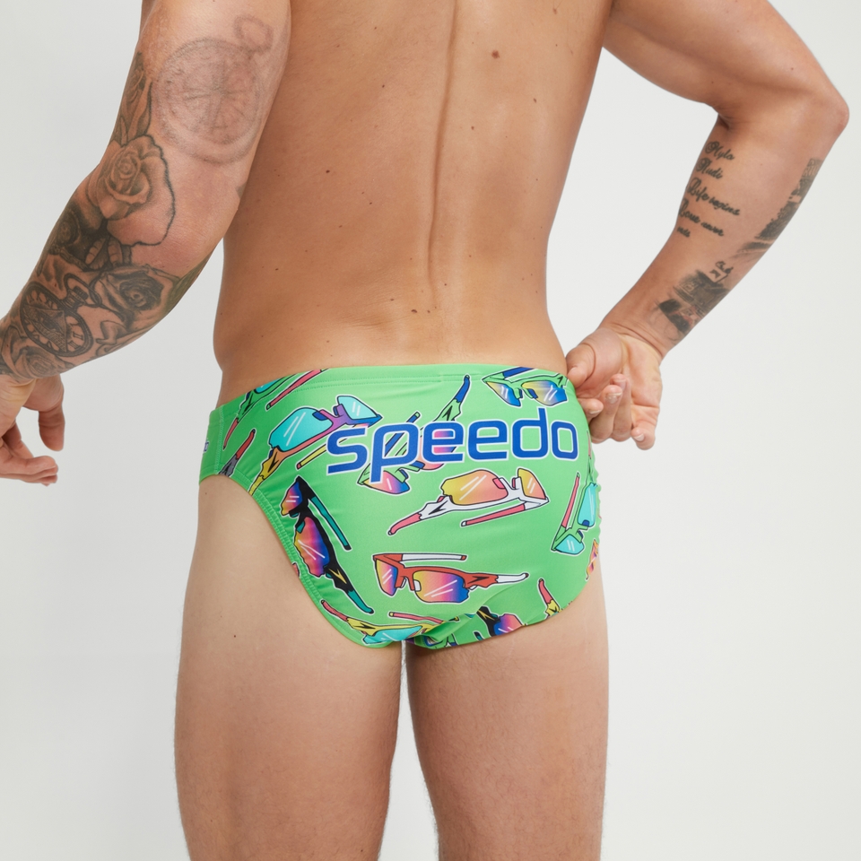 Men's Escape 5cm Brief Green