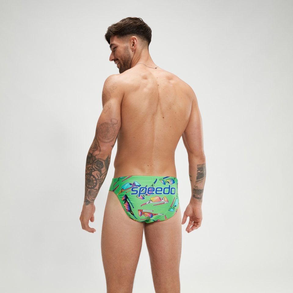 Men's Escape 5cm Brief Green