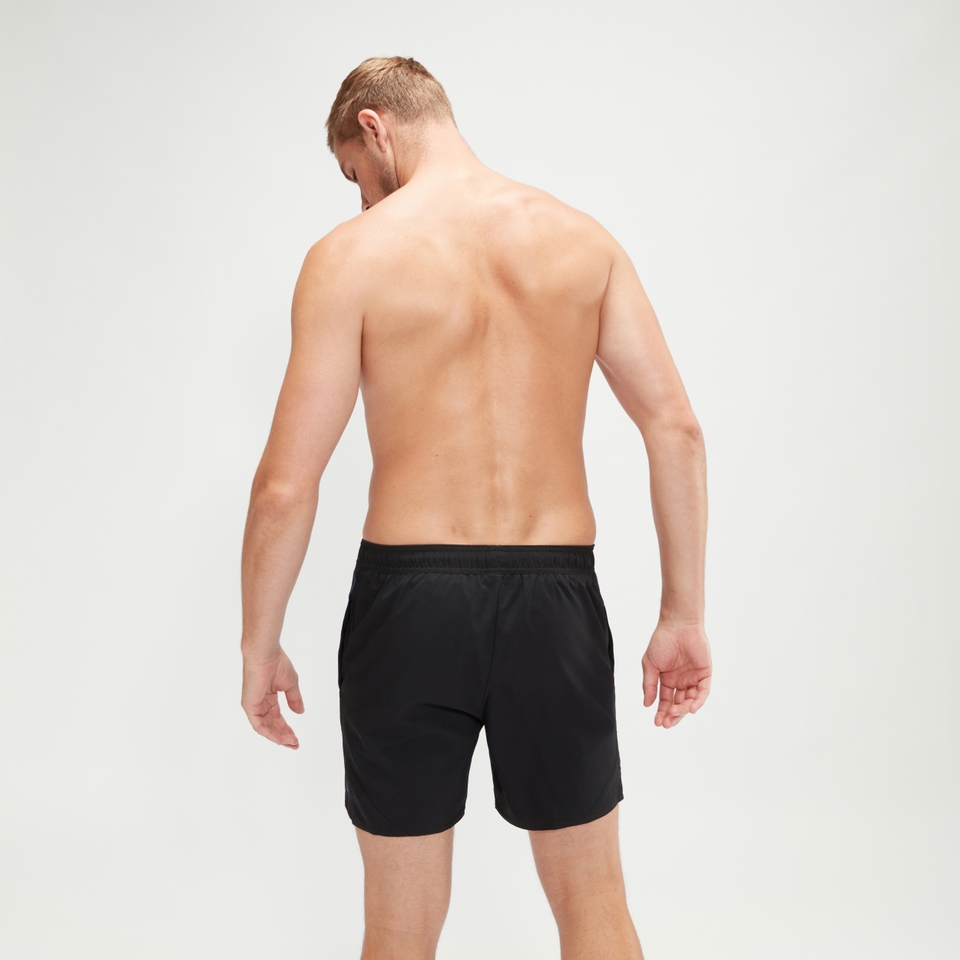 Xpress Lite-Schwimmshorts 40 cm für Herren Schwarz/Blau