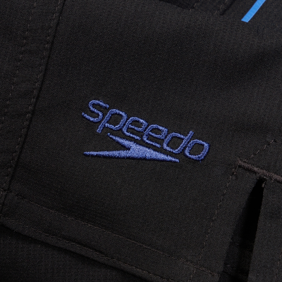 Xpress Lite-Schwimmshorts 40 cm für Herren Schwarz/Blau