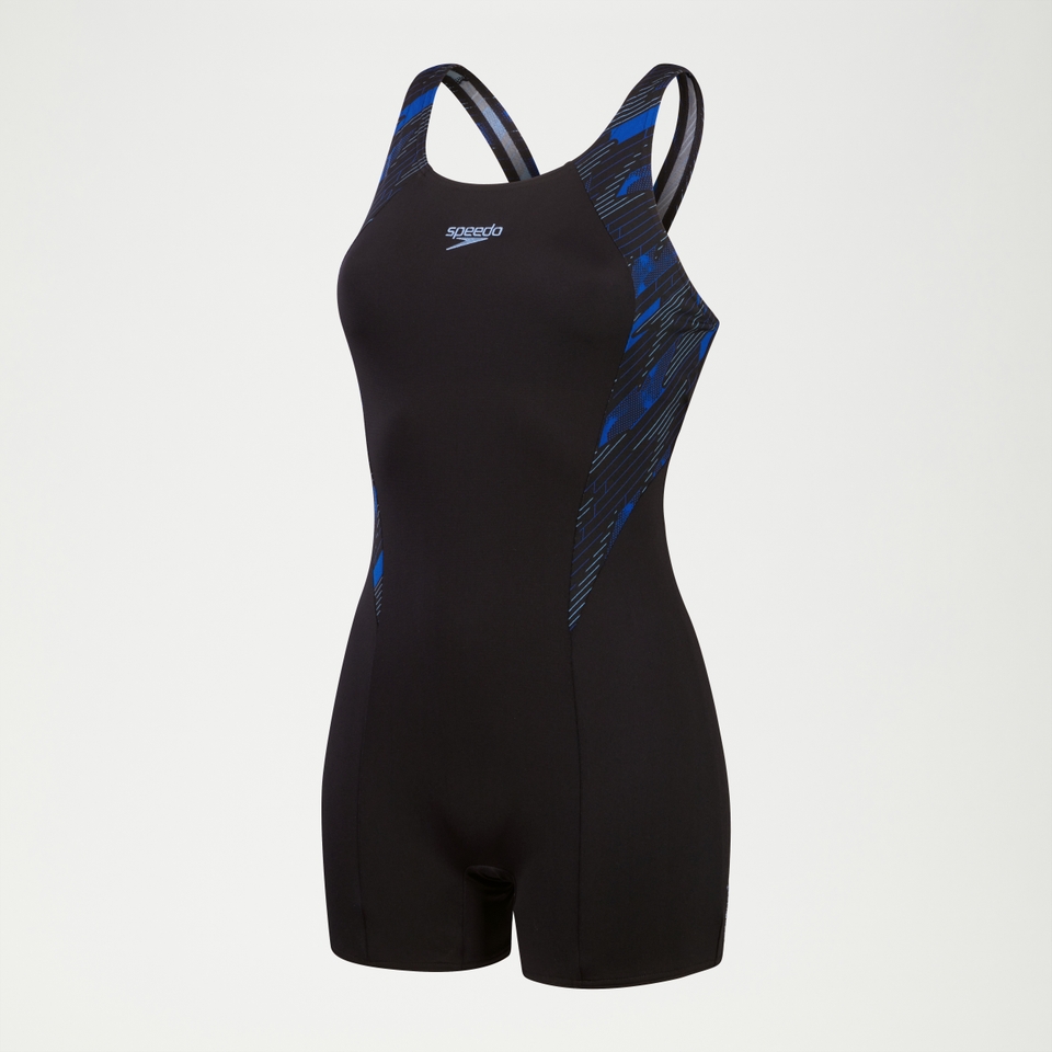 Women's HyperBoom Legsuit Black/Blue