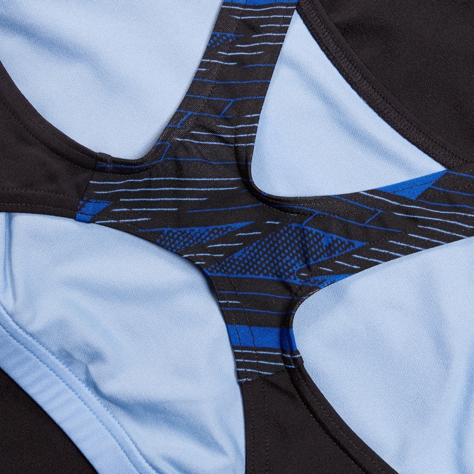 Women's HyperBoom Legsuit Black/Blue