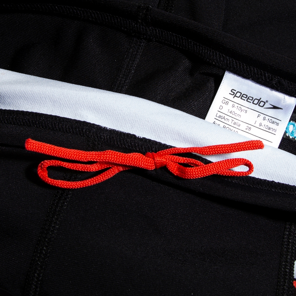 Boys Digital Panel Jammer Black/Red/Blue