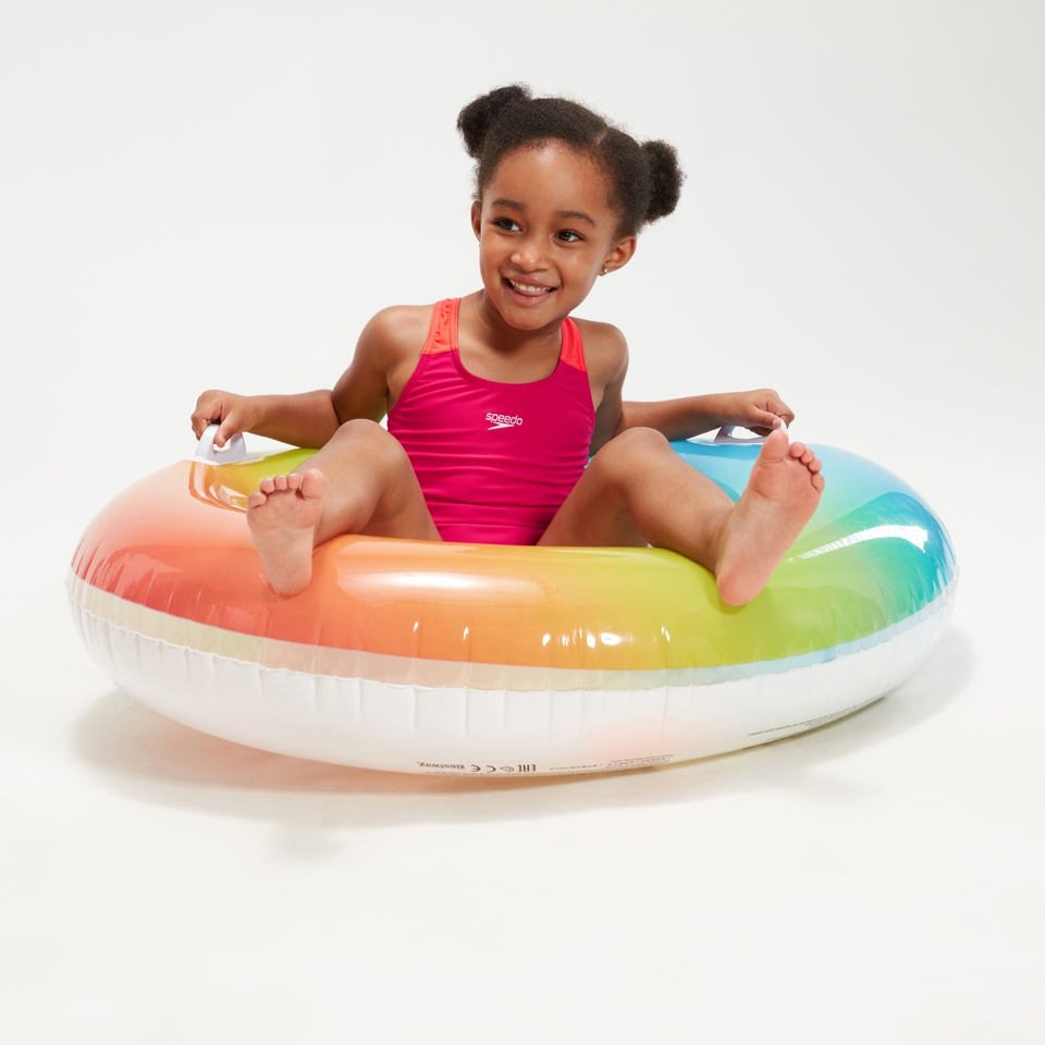 Girls Learn to Swim Medalist Swimsuit Pink/Coral