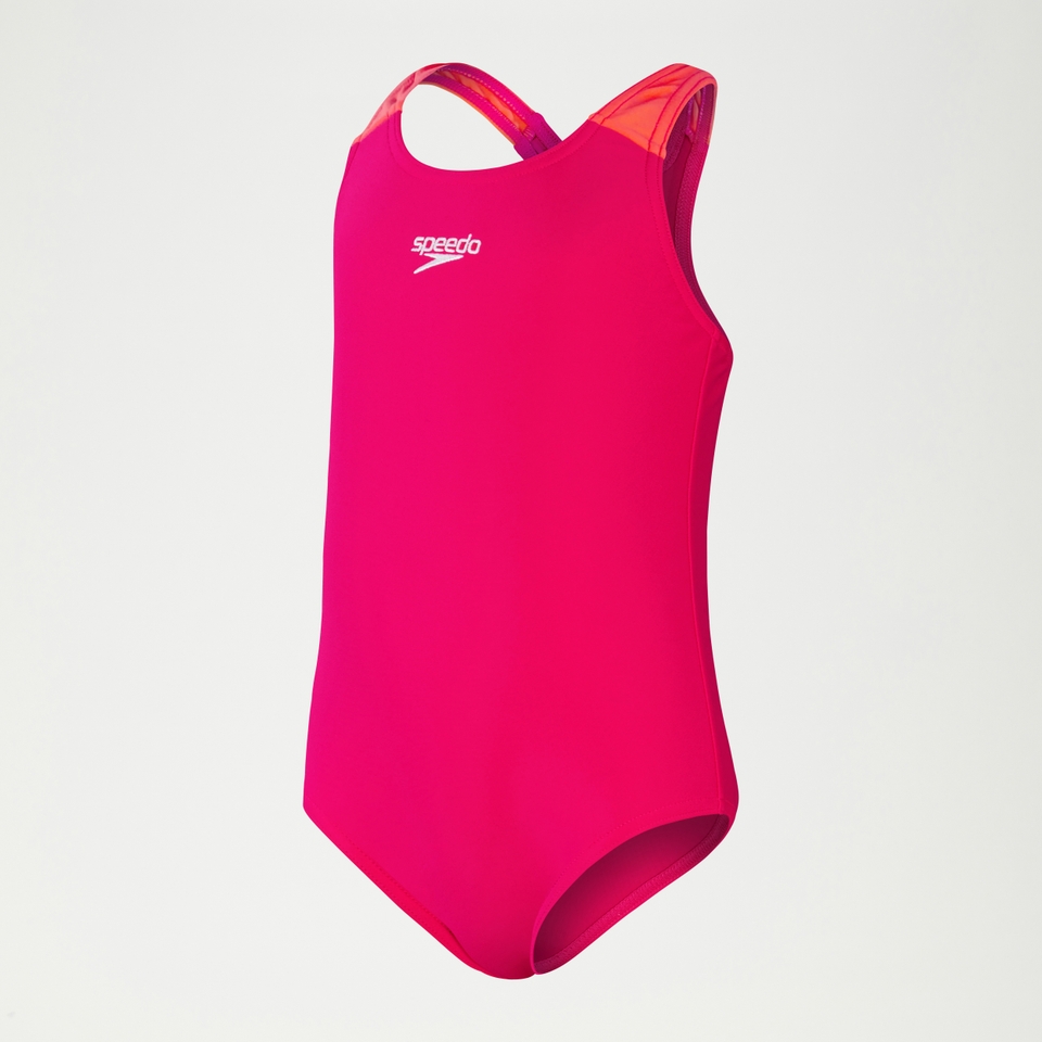 Girls Learn to Swim Medalist Swimsuit Pink/Coral