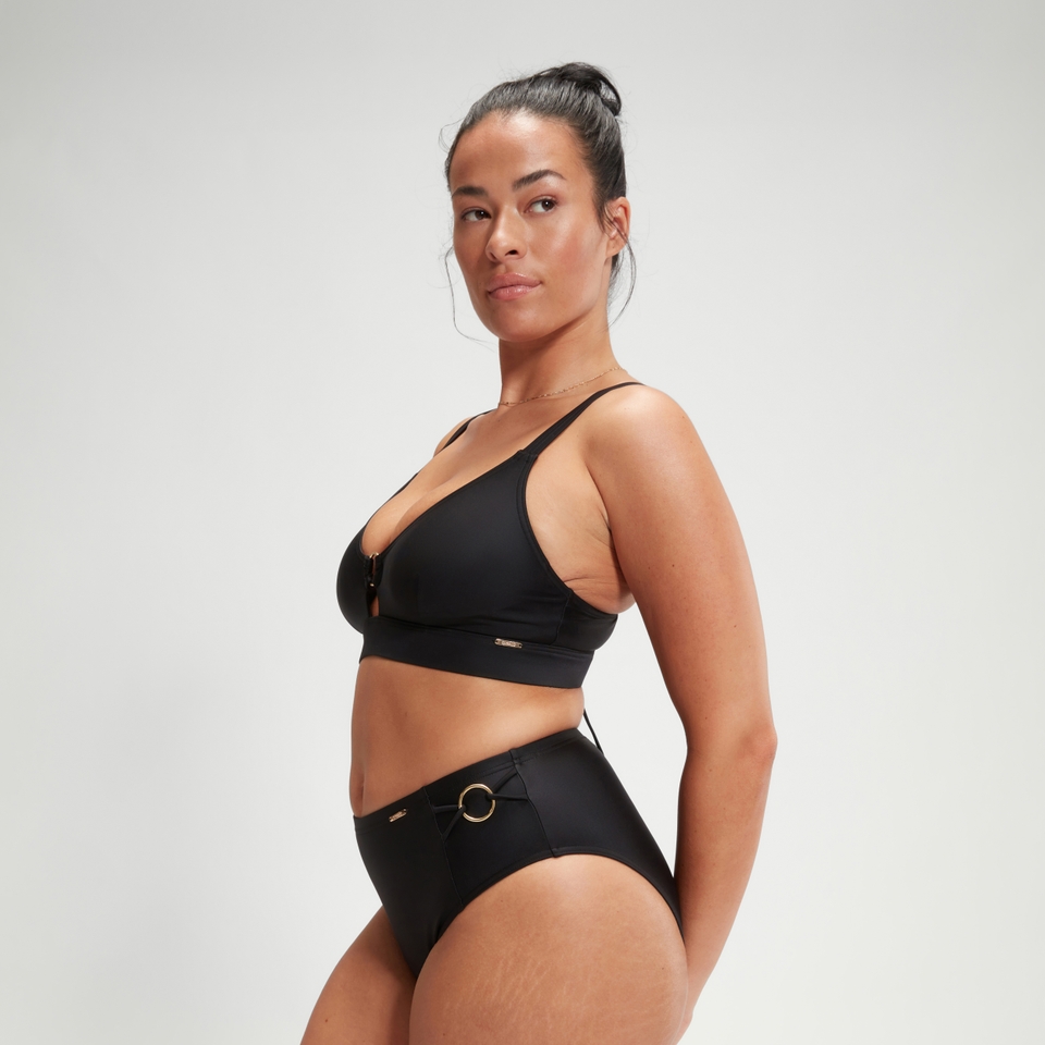 Women's Shaping Triangle Bikini Top Black