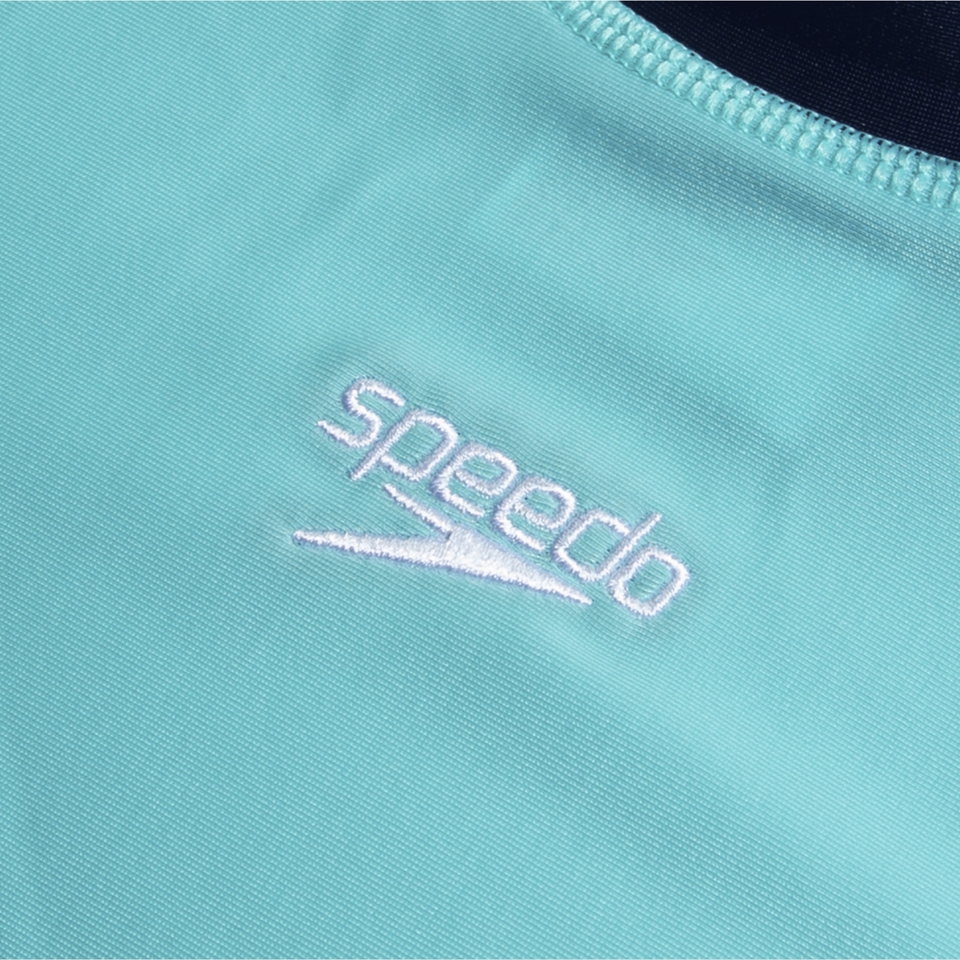 Bedrucktes Langarm-Rash-Top für Jungen Marineblau/Blau