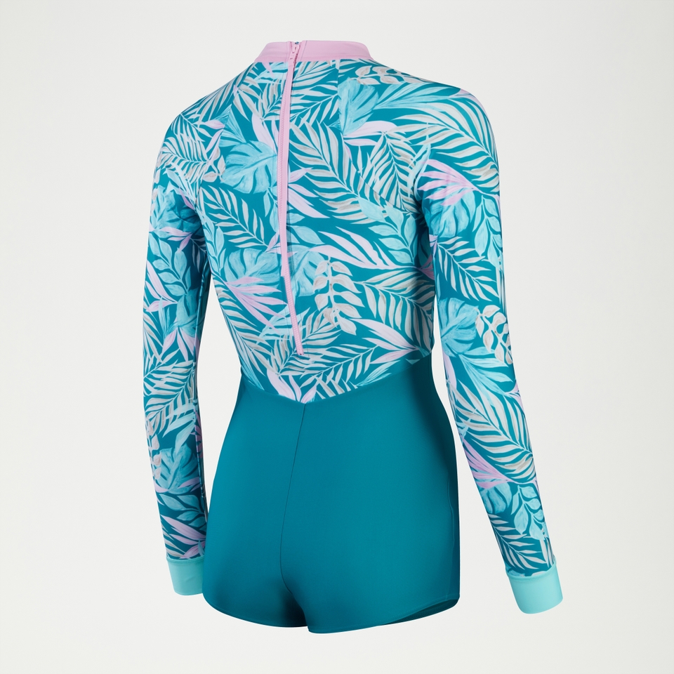 Women's Long Sleeve Swimsuit Extra Low Leg