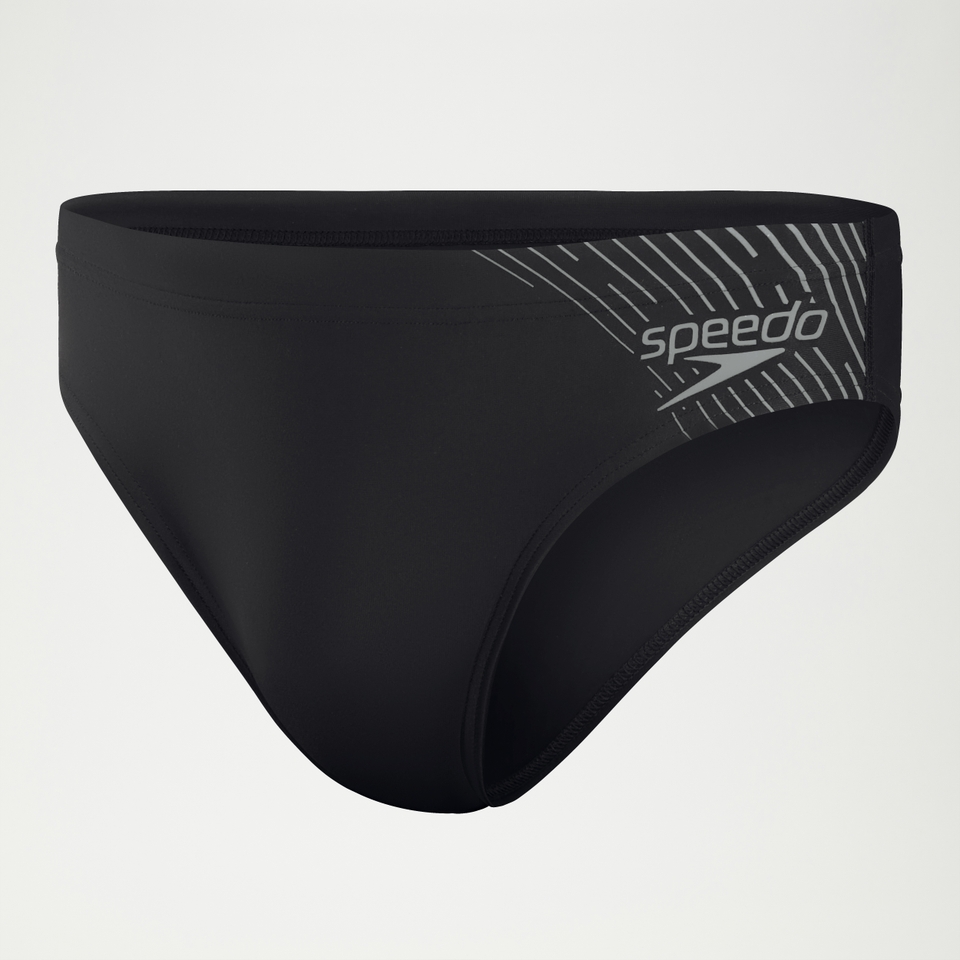 Men's Medley Logo 7cm Brief Black/Grey