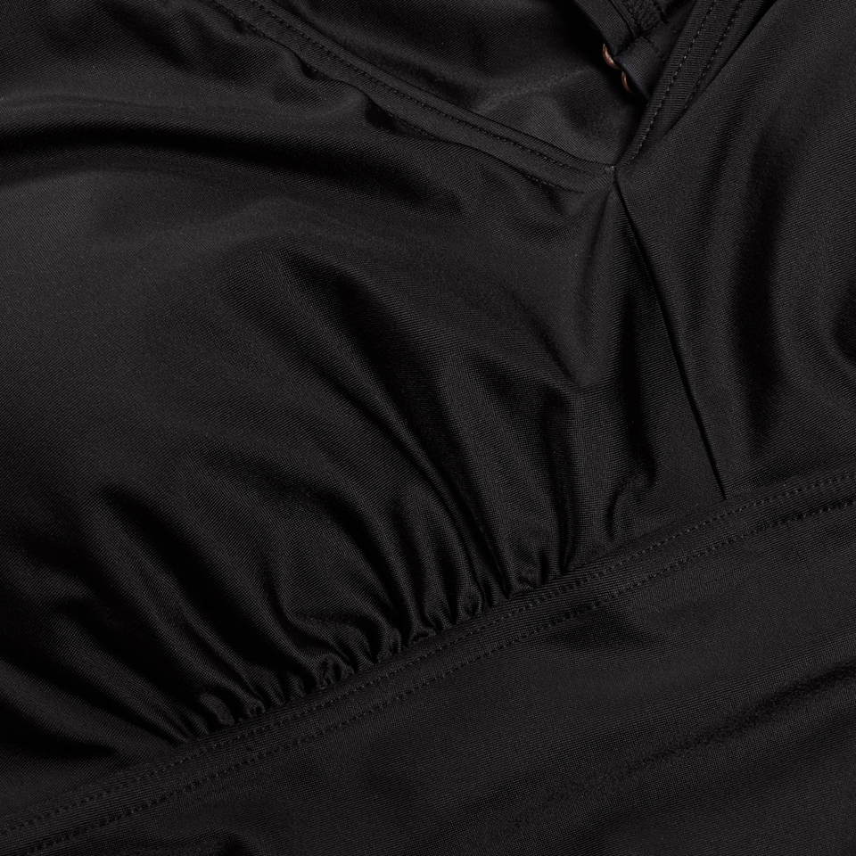 Women's Shaping V Neck Swimsuit Black
