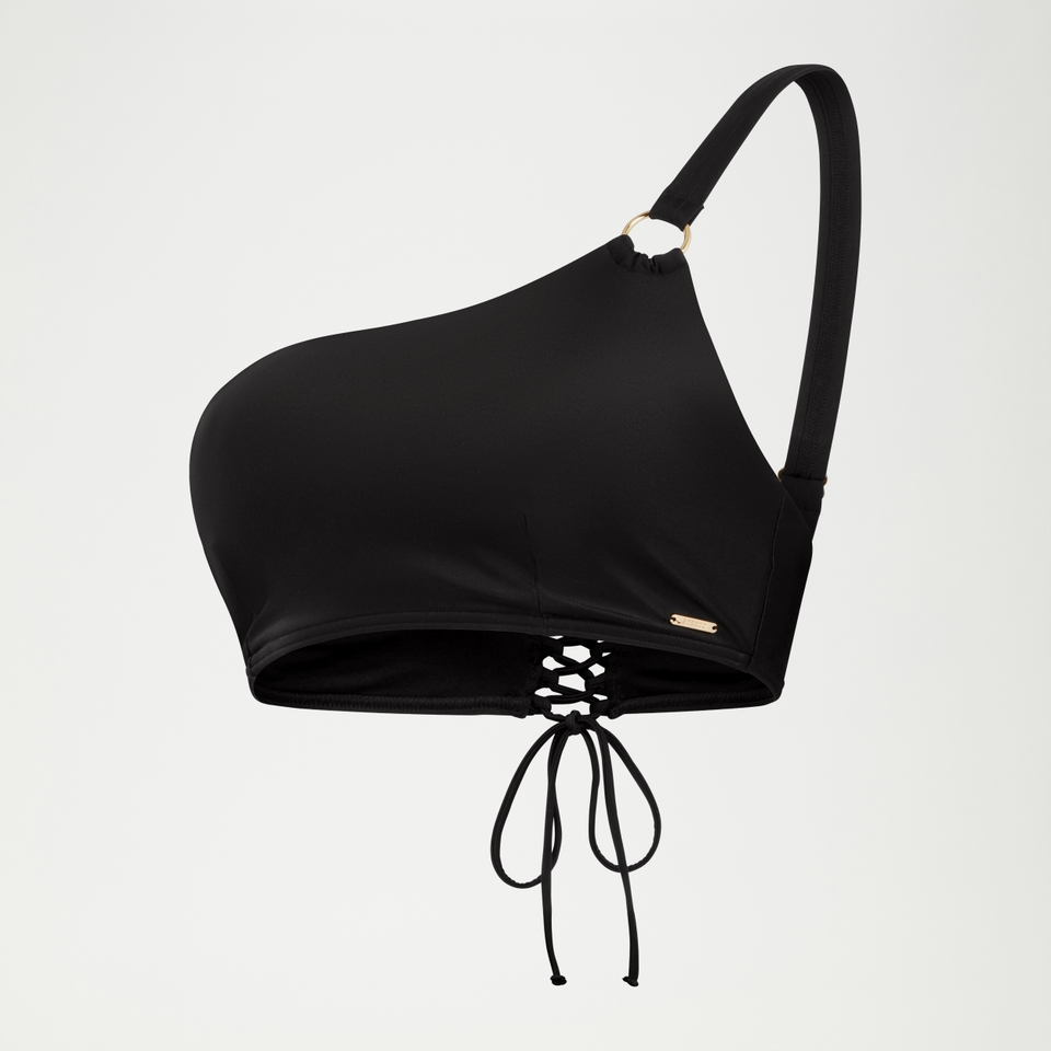 Women's Shaping Asymmetric Bikini Top Black