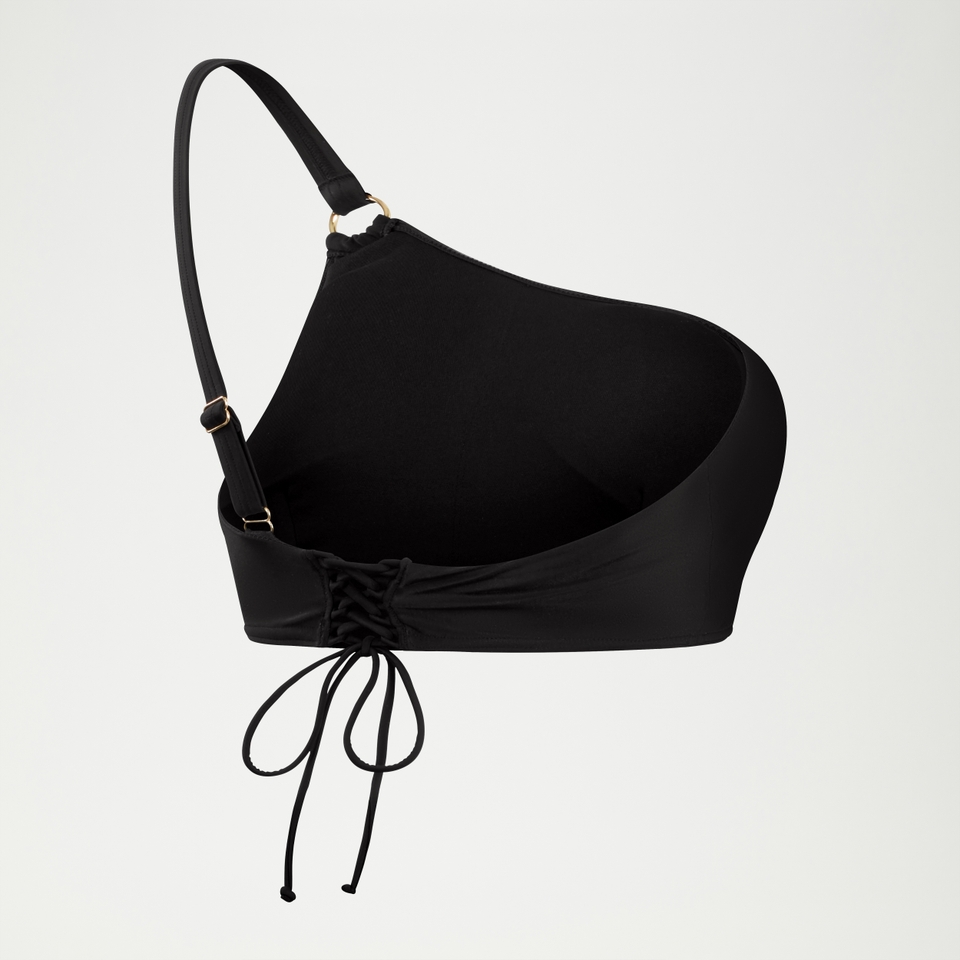 Women's Shaping Asymmetric Bikini Top Black