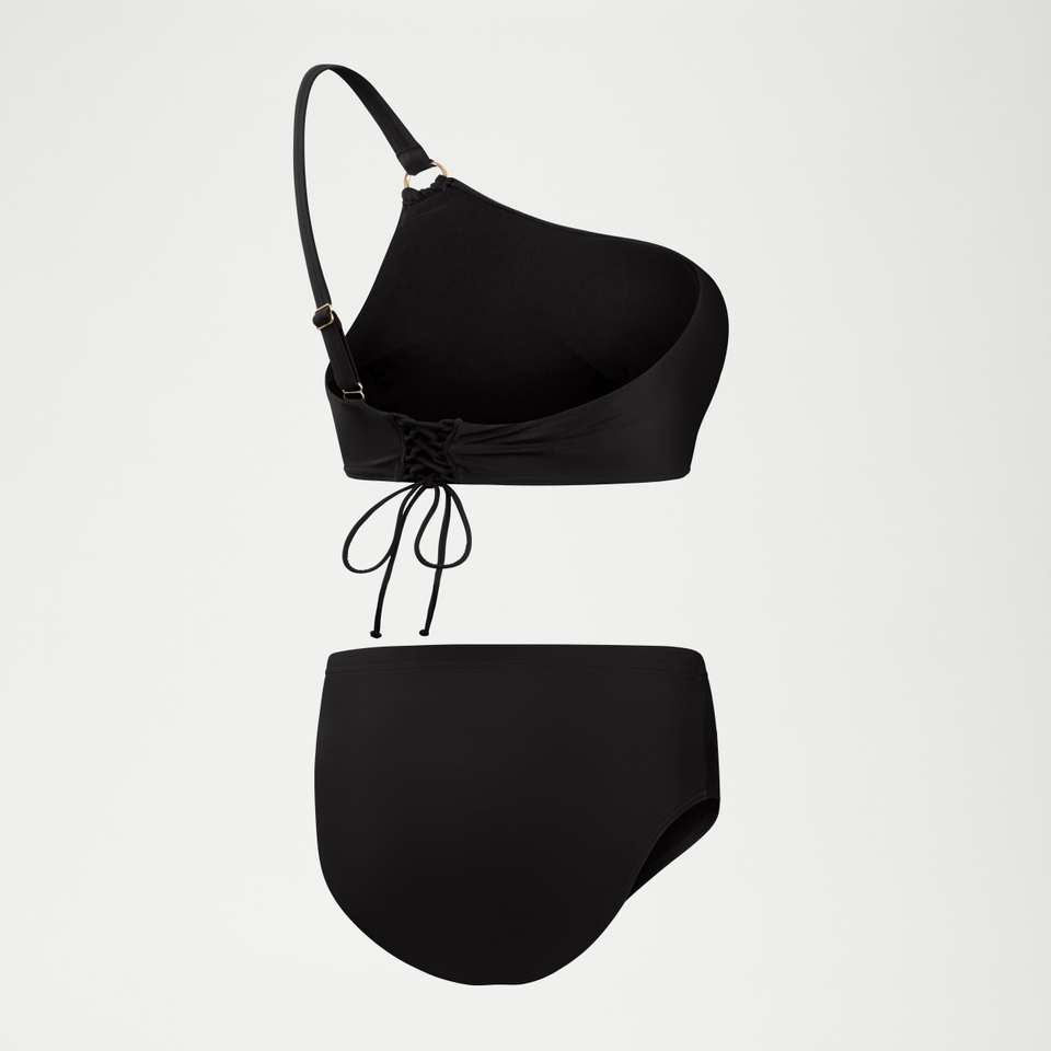 Women's Shaping Asymmetric Bikini Top Black