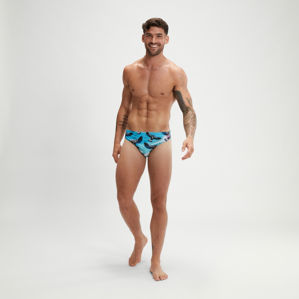 Escape-Badehose 5 cm für Herren Blau