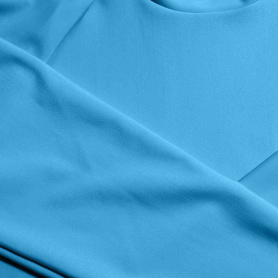 Junior Unisex Hooded Long Sleeve Rash Top Blue