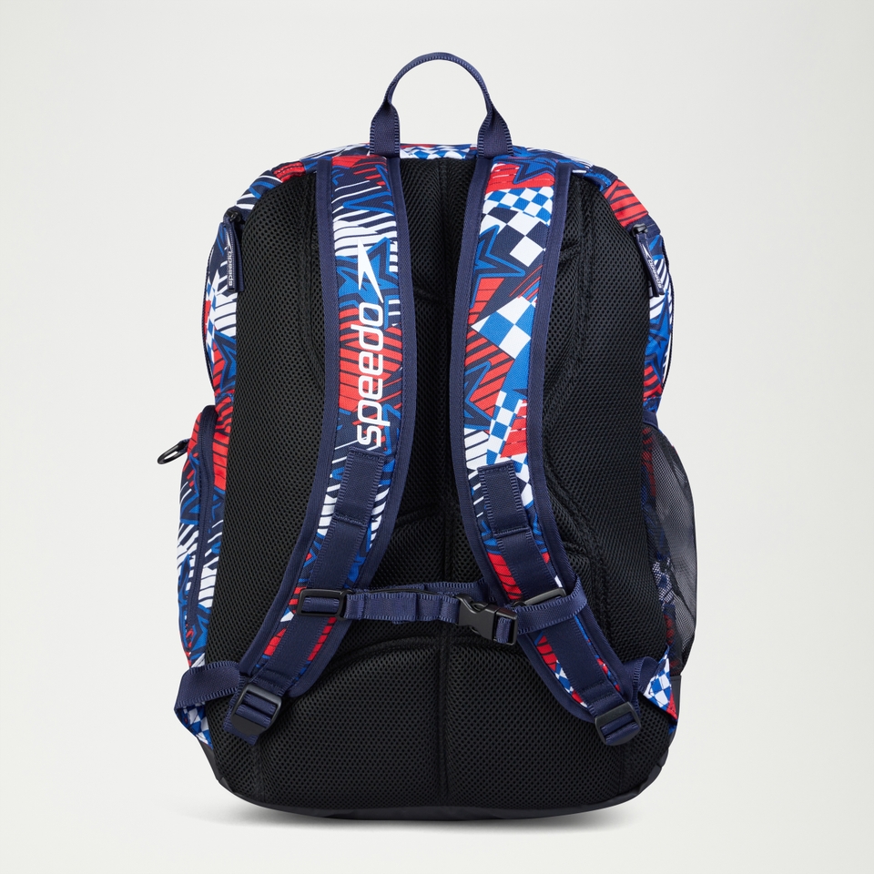 Unisex Teamster 2.0 Rucksack 35L Blue/Red