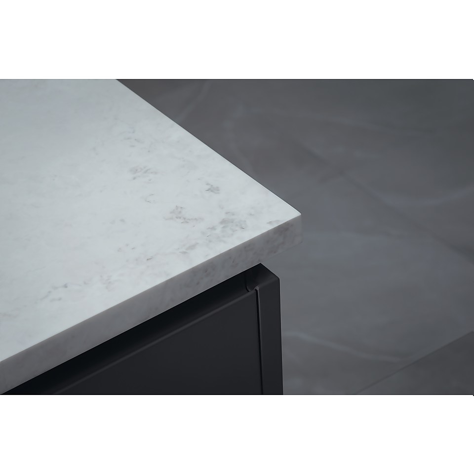 Minerva Marble Wash Kitchen Worktop - 150 x 65 x 2.5cm