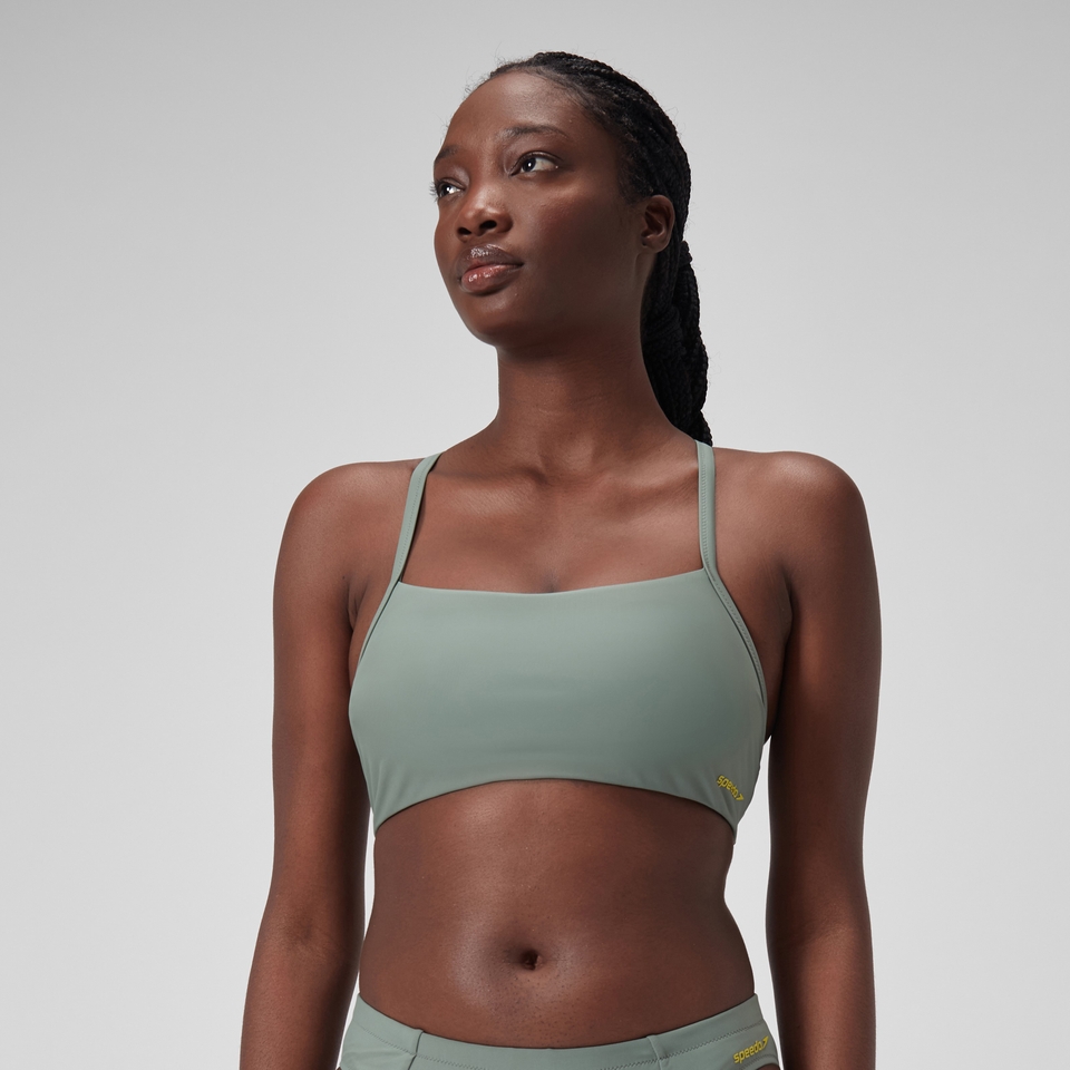 Women's Racerback Crop Top Green