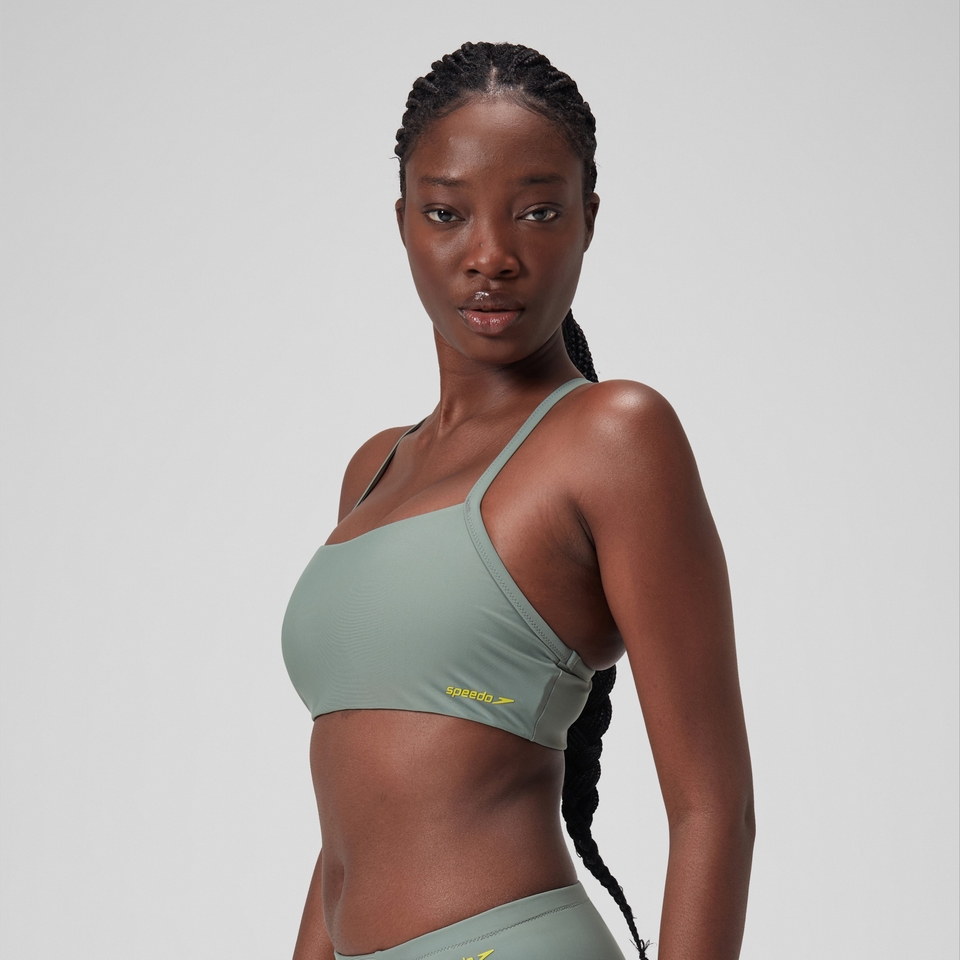 Women's Racerback Crop Top Green