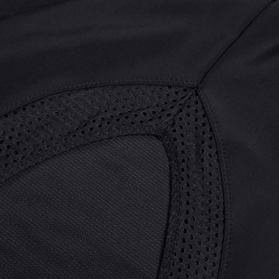Women's Mesh Solid Crop Top Black