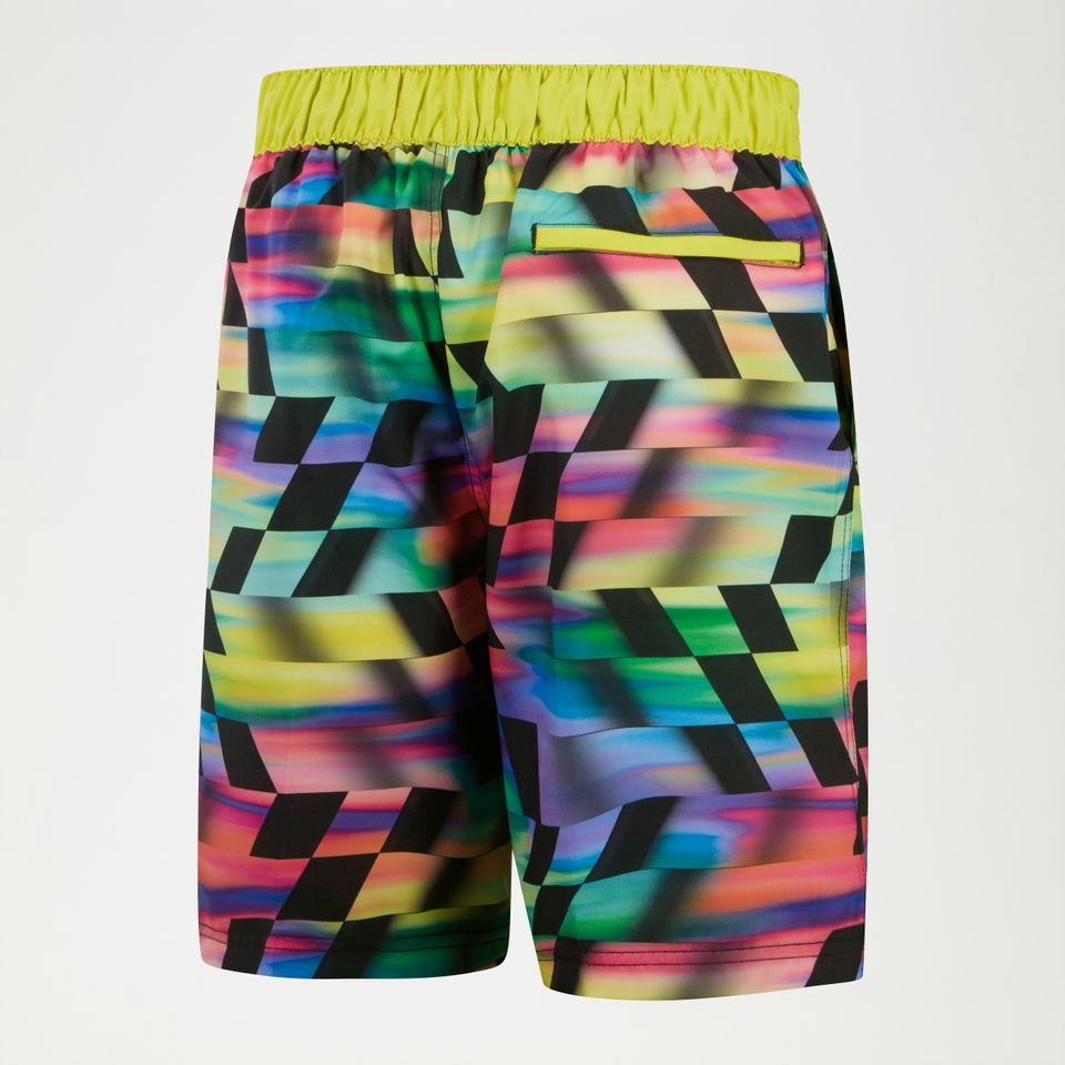 Men's Print Bondi Basin 20'' Swim Shorts Green/Red