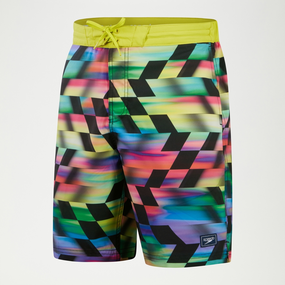 Men's Print Bondi Basin 20'' Swim Shorts Green/Red