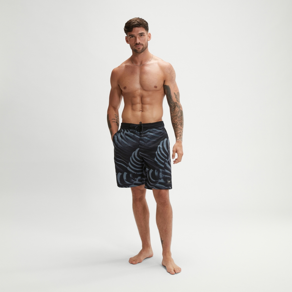 Men's Printed Bondi Basin 20" Boardshort Gray
