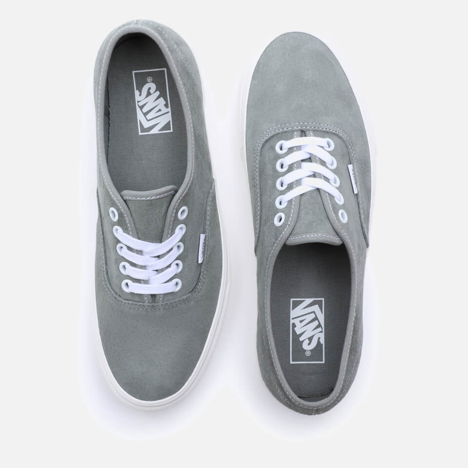 Mens grey suede vans clearance