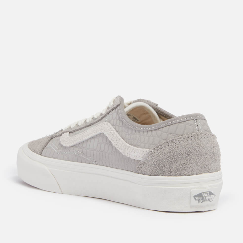 Vans jersey old skool grey & true white top