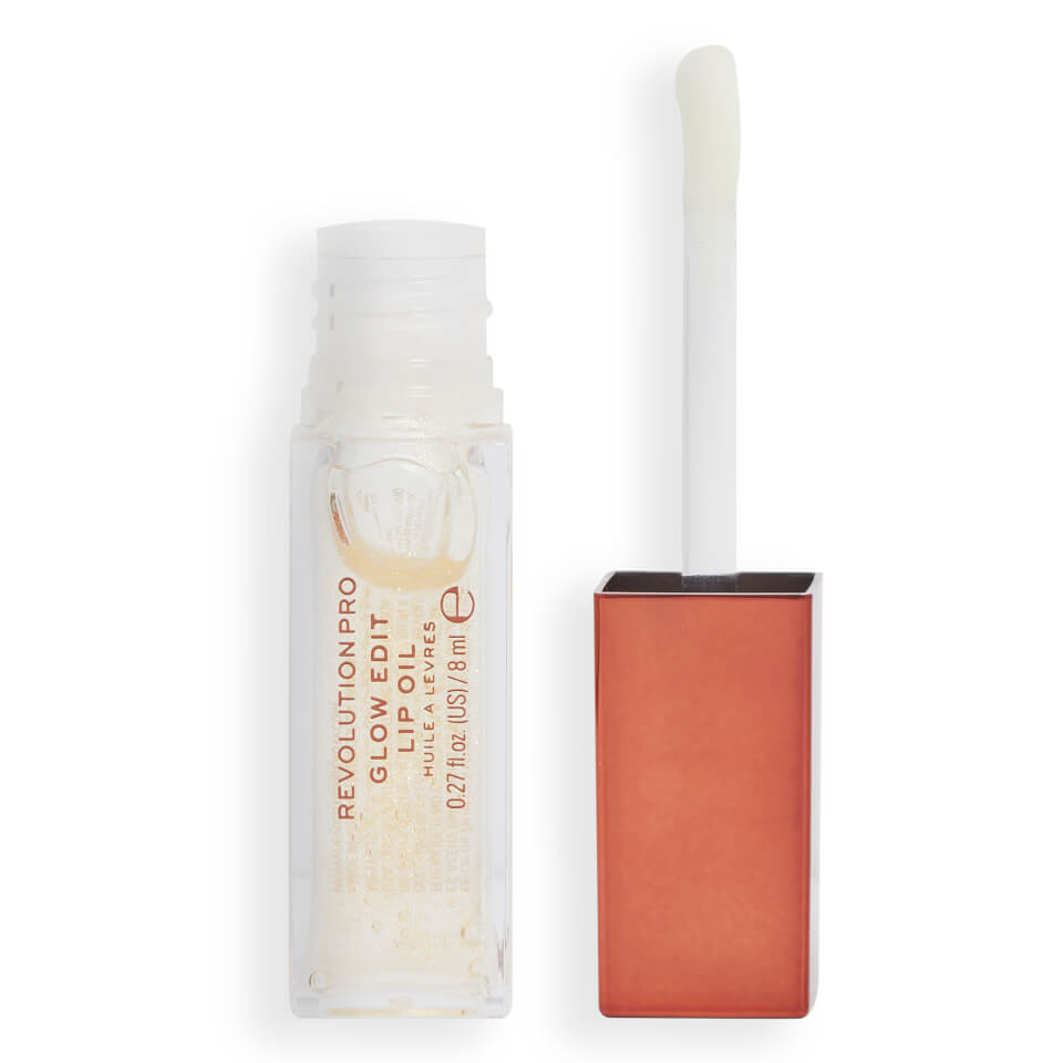 Revolution Beauty Revolution Pro Glow Edit Shimmer Lip Oil - Touch Clear