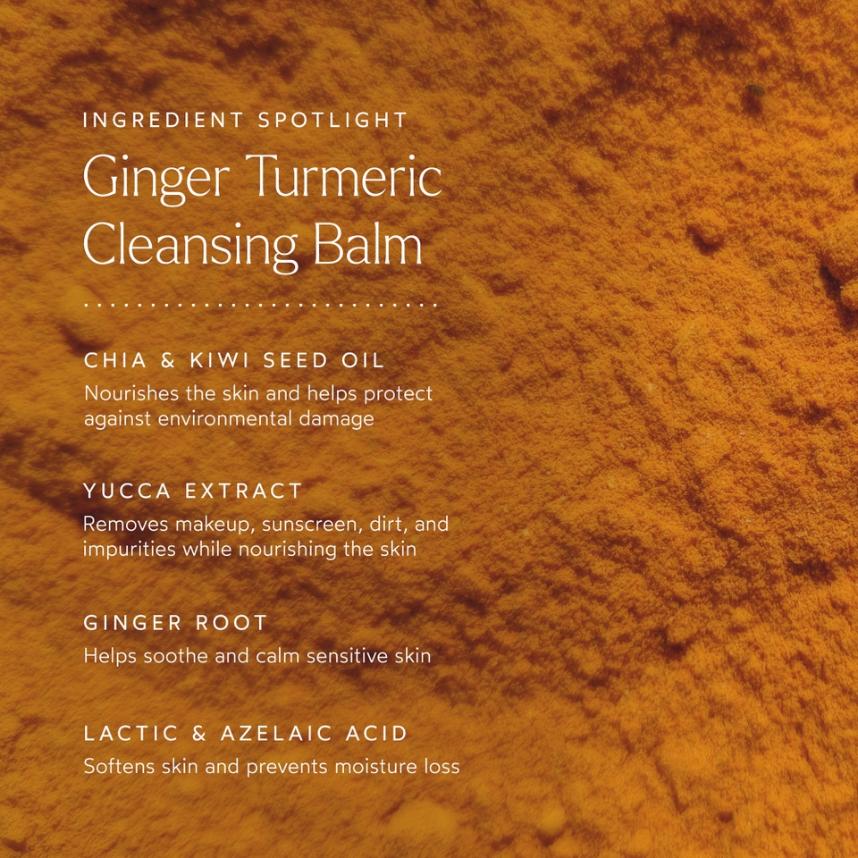 True Botanicals Ginger Turmeric Cleansing Balm 96g