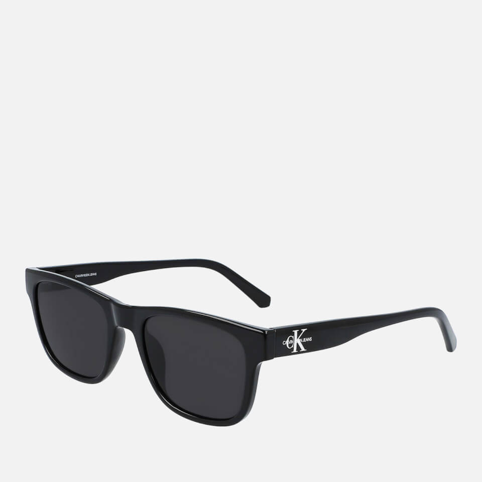 Calvin Klein Jeans Men's Injected CK Logo Sunglasses - Black