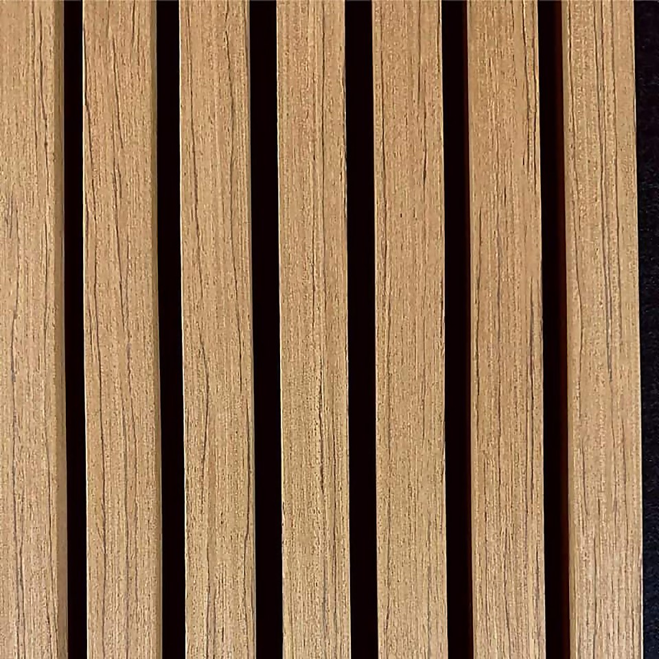 Panel Company Acoustic Slat Wall Panel 2400 x 600 x 21mm - Natural Oak