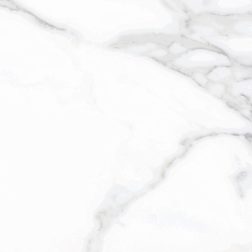 Calacatta Dover Porcelain White Marble Effect Matt Floor and Wall Tile