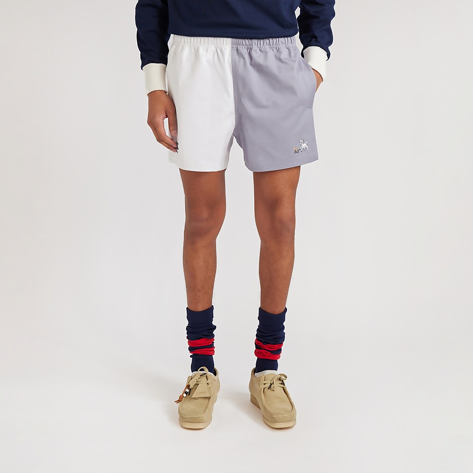 MENS CCC X PERCIVAL COTTON SHORT WHITE/MULTI