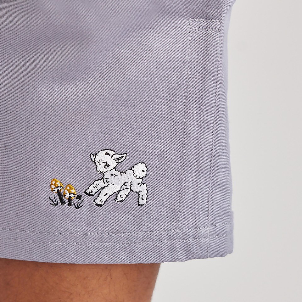 MENS CCC X PERCIVAL COTTON SHORT WHITE/MULTI