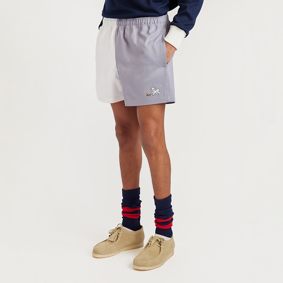 MENS CCC X PERCIVAL COTTON SHORT WHITE/MULTI