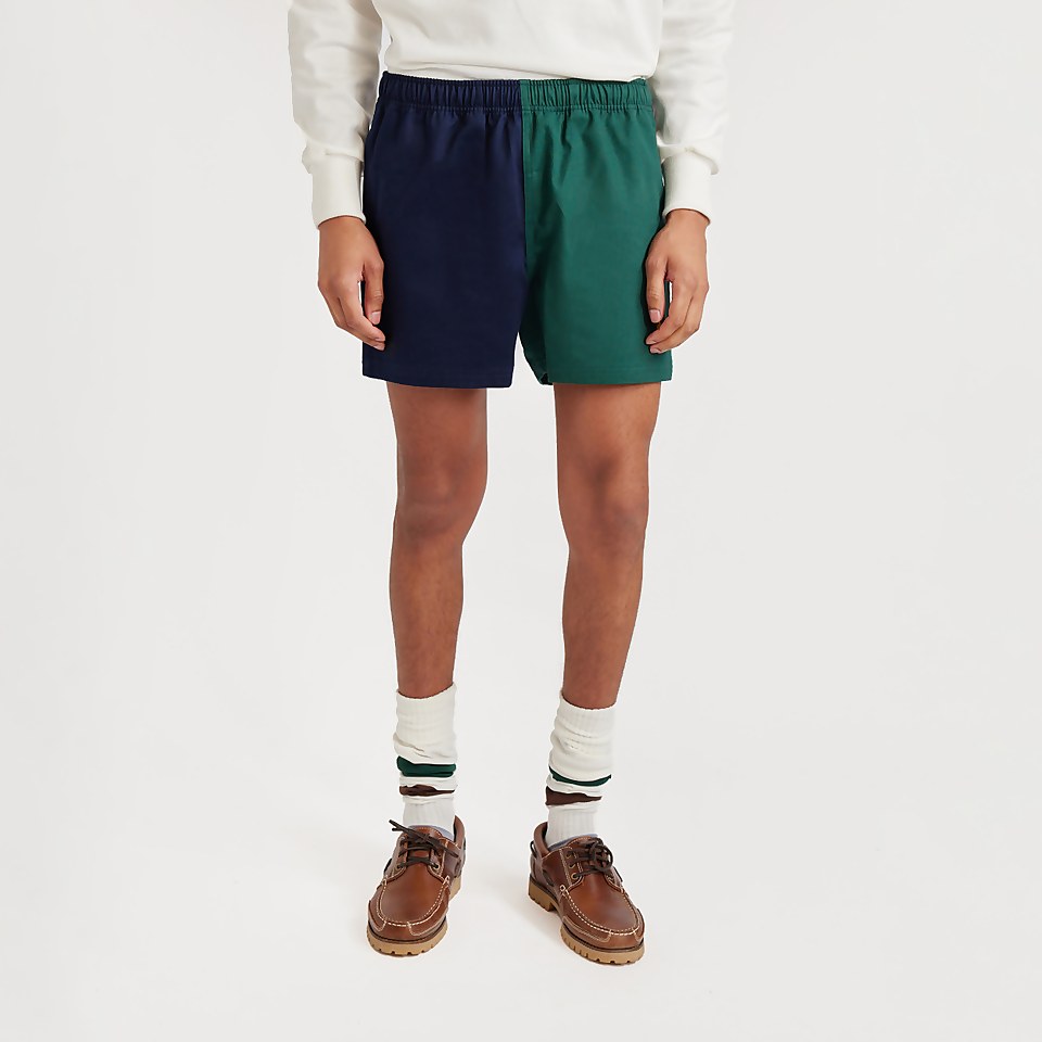 MENS CCC X PERCIVAL COTTON SHORT NAVY/MULTI
