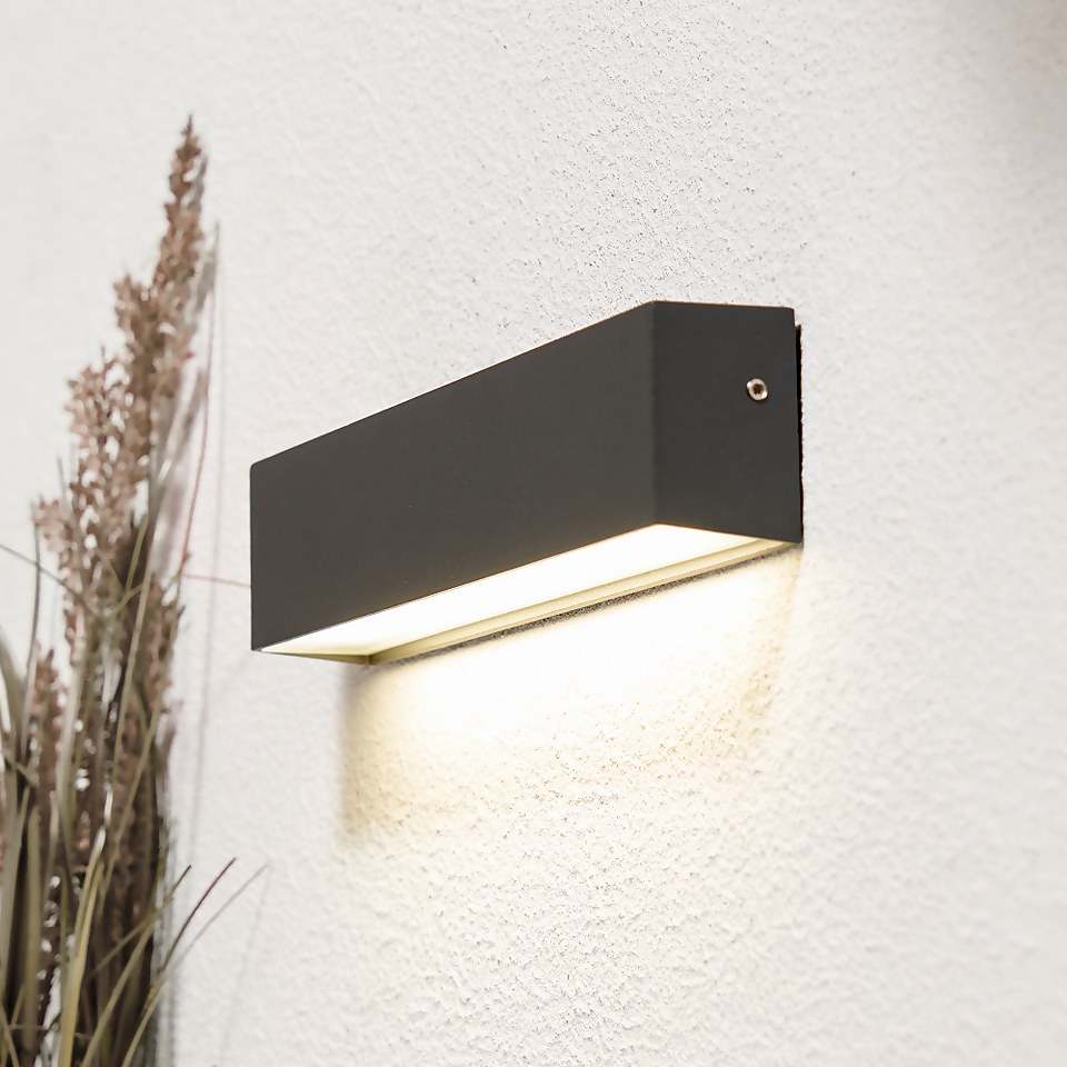 LED Slim Outdoor Brick Light - Anthracite