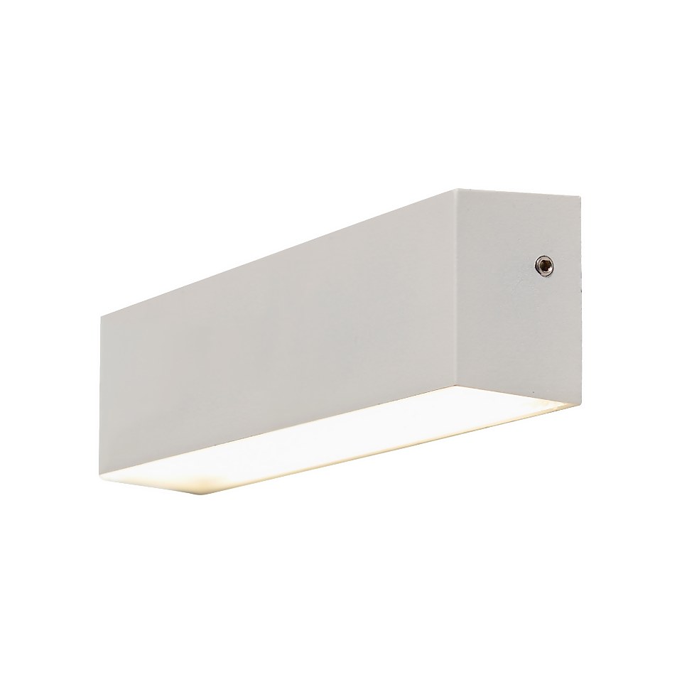 LED Slim Outdoor Brick Light - White