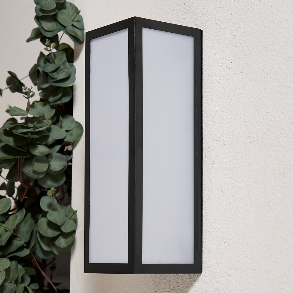Aylesford LED Outdoor Wall Lantern - Black