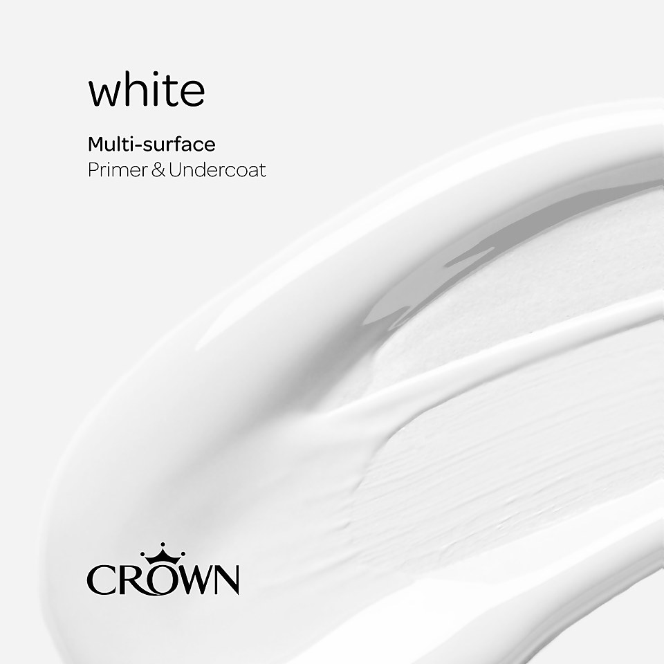 Crown Multi Surface Primer & Undercoat White - 2.5L