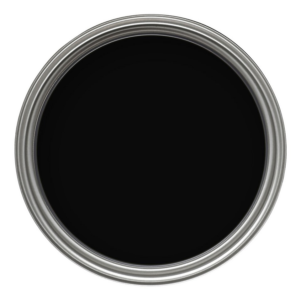 Crown Quick Dry Gloss Paint Jet Black - 750ml