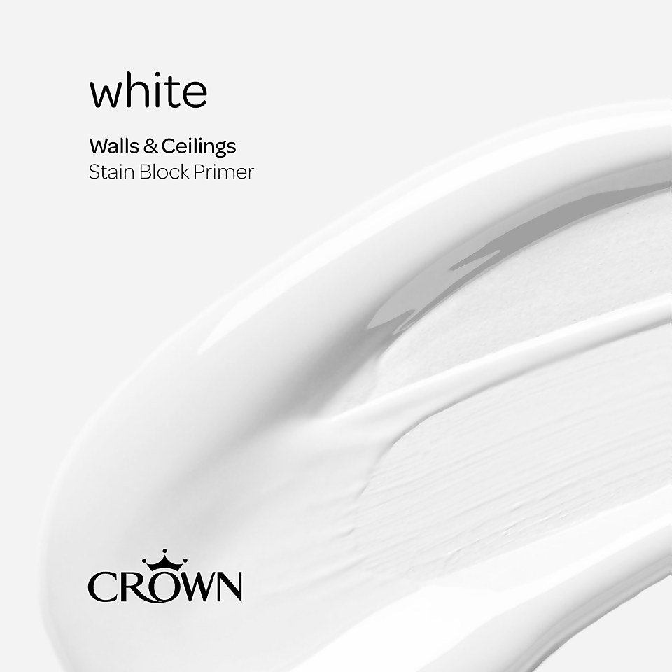 Crown Stain Block Primer White - 750ml