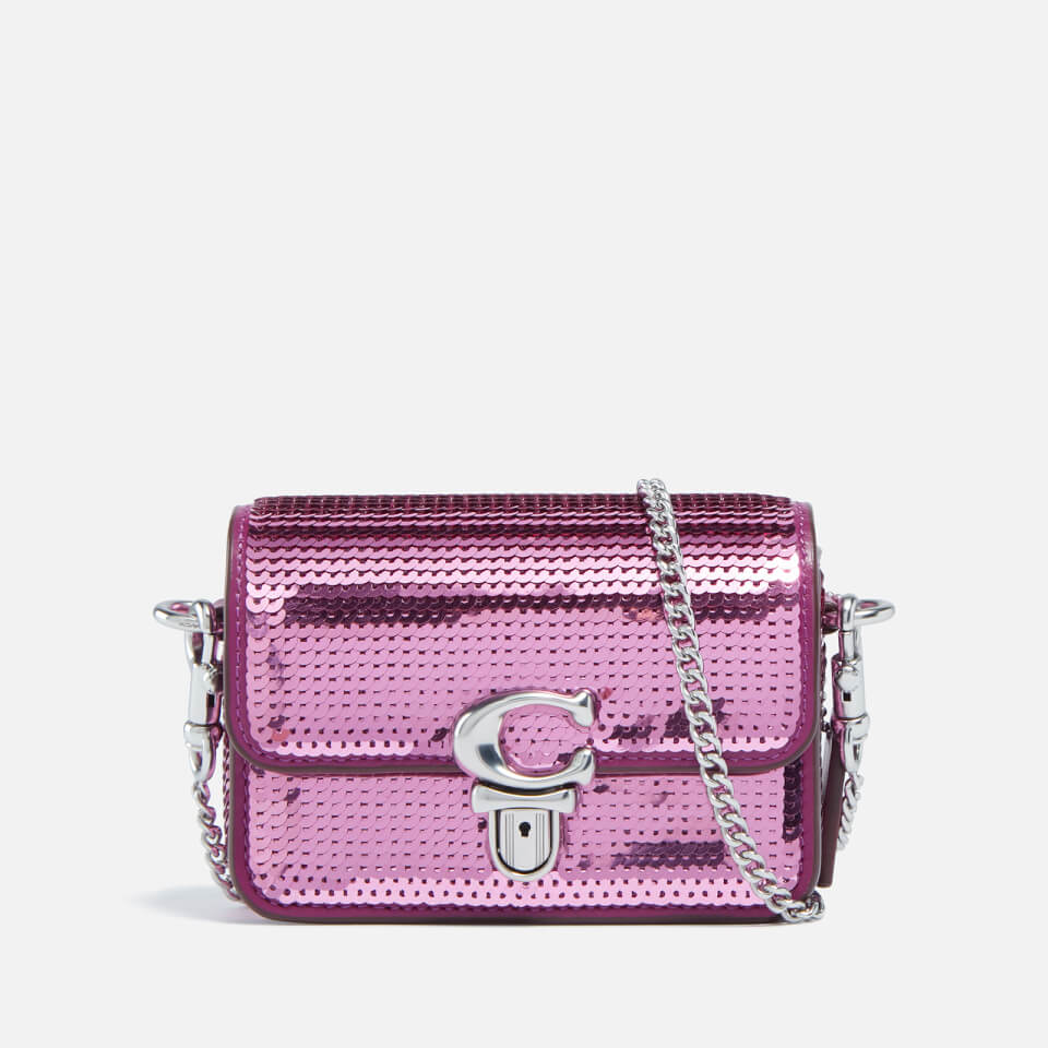 Coach Studio 12 Sequined Leather Bag