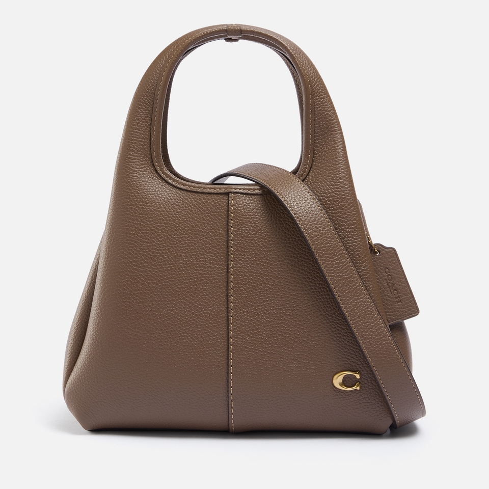 Coach Lana 23 Polished Pebble-Grain Leather Shoulder Bag