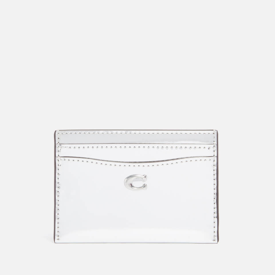 Coach Essential Metallic Leather Card Case