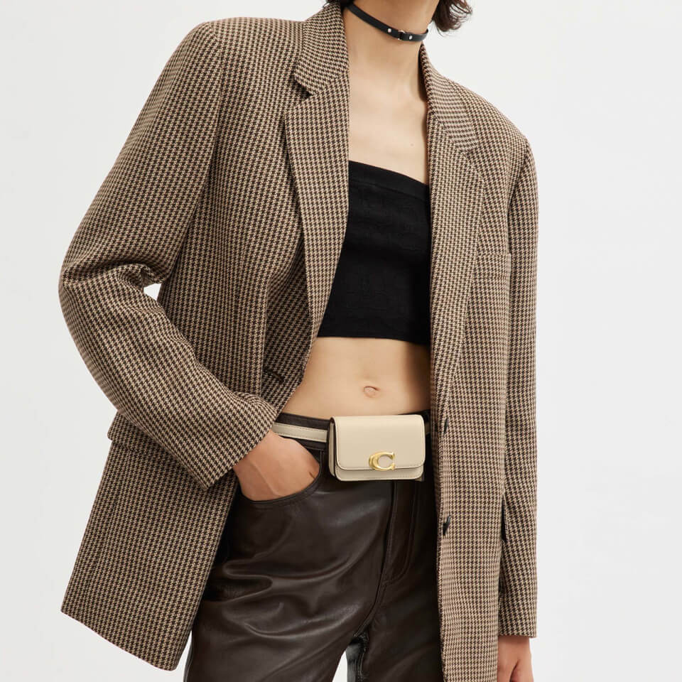 Coach Bandit Luxe Refined Calf Leather Card Belt Bag