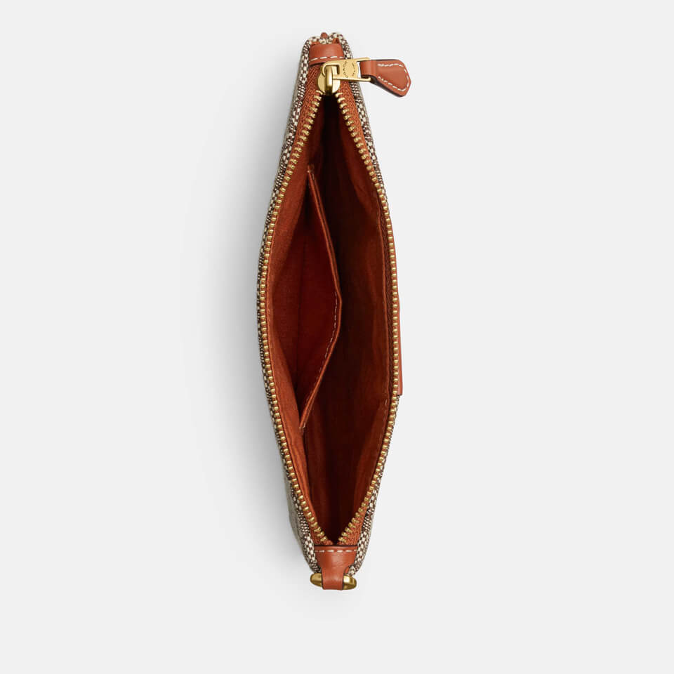 Coach Mini Signature Jacquard Small Wristlet